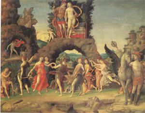 Andrea Mantegna Mars and Venus Known as Parnassus (mk05) France oil painting art